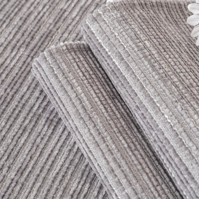 Elevate Your Living Room with Our Chic Striped Chenille Sofa Cover - Perfect for Pets and Kids!