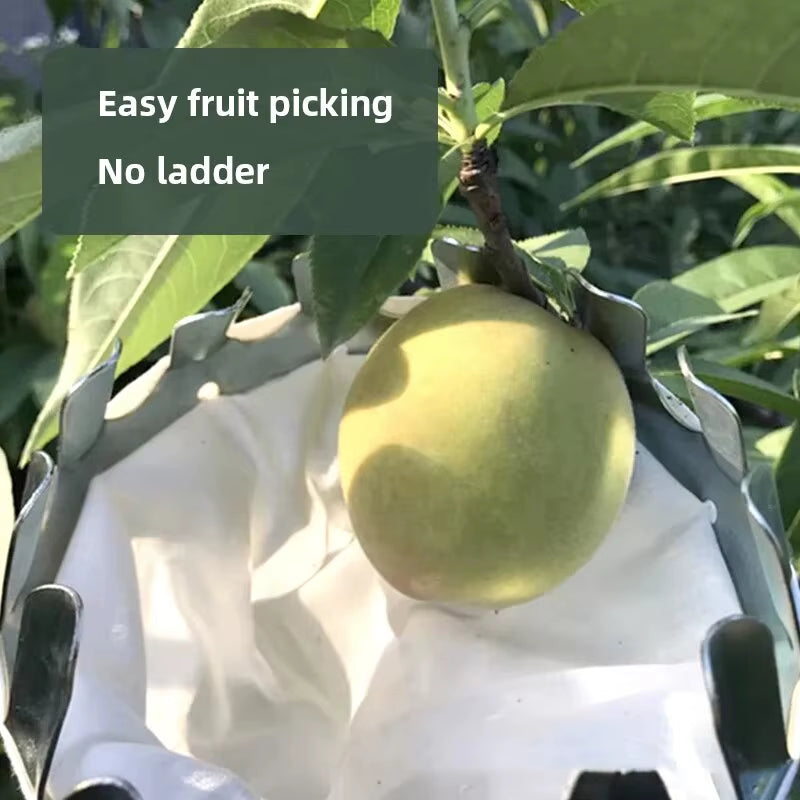 Grab your 1Pc Metal Cherry Picker Tool! π Harvest fruits effortlessly with this handy Fruit Picker Basket Head! Perfect for garden enthusiasts! π³β¨