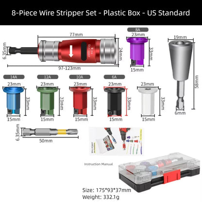Get the Ultimate Portable Wire Stripper Kit! 💪🔧 Perfect for DIY enthusiasts and pros alike! #ToolTime #DIY #ElectricDrill