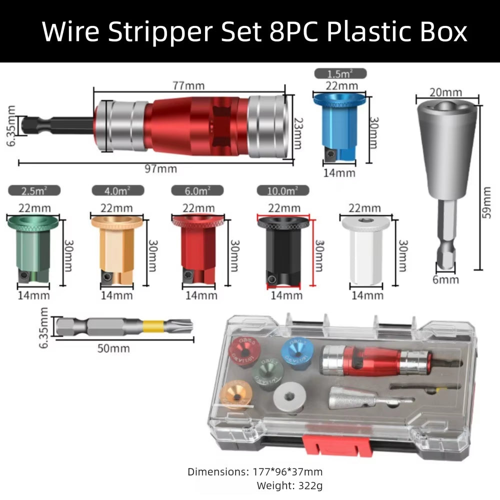 Get the Ultimate Portable Wire Stripper Kit! 💪🔧 Perfect for DIY enthusiasts and pros alike! #ToolTime #DIY #ElectricDrill