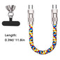 Stay Stylish and Powered Up with Our 2-in-1 Lanyard Charging Cable - Featuring a Sleek Zinc Alloy Lock for Ultimate Convenience!